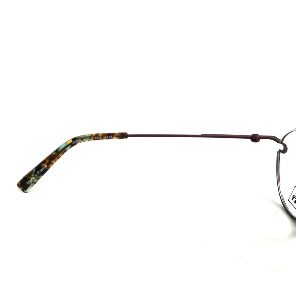 J.F. Rey Eyeglasses Frames JF2969 4075 Jade Wine Green Purple Cat Eye 51-17-143